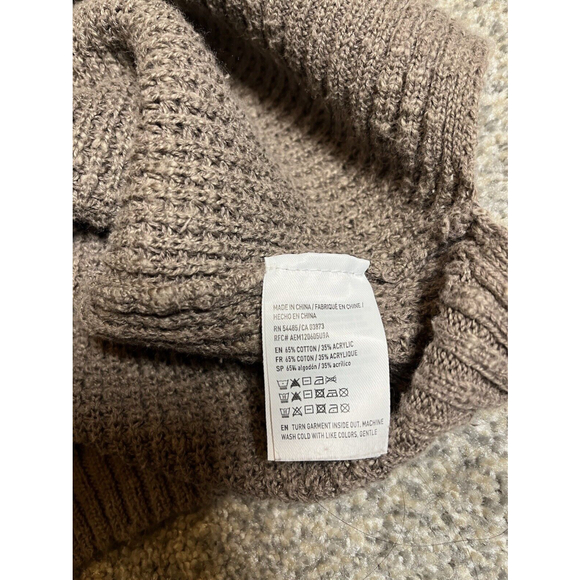 Vintage Westbound Sweater Vest Womens 1X Wool Blend Brown Tan Tasseled Button Up - Picture 8 of 15